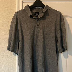 Men's Nordstrom Classics Heather Grey Polo Size XL USED